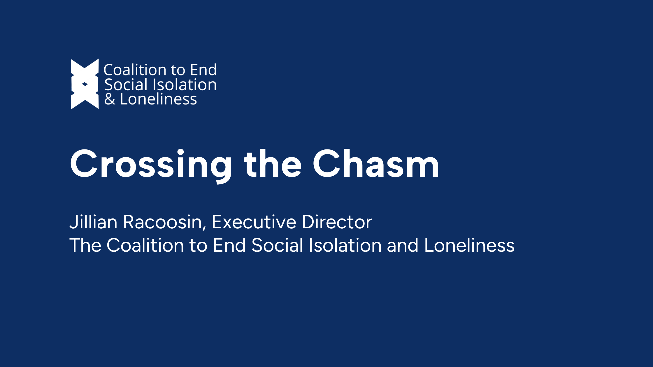 Jillian Racoosin on Crossing the Chasm Podcast