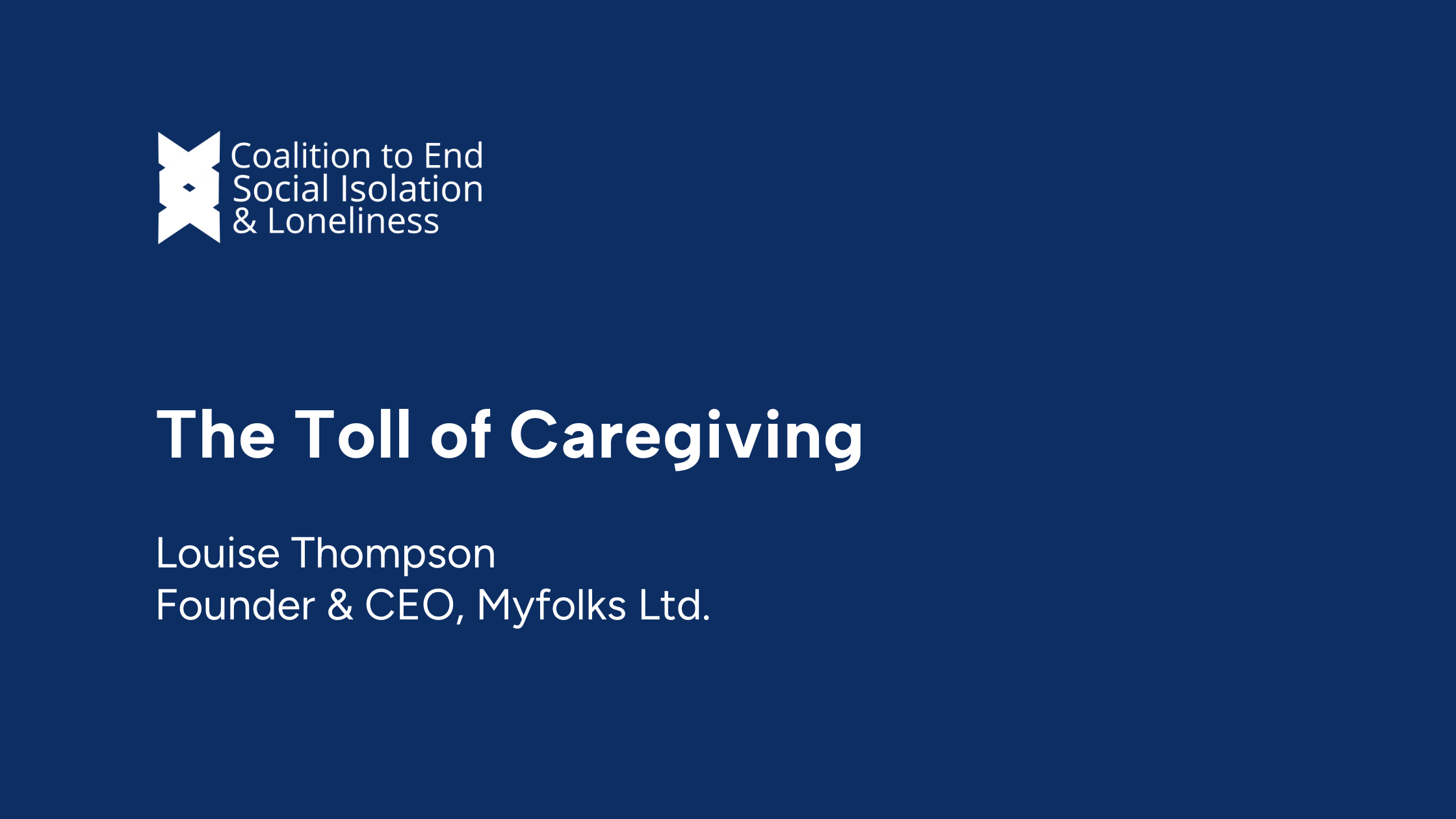 The Toll of Caregiving